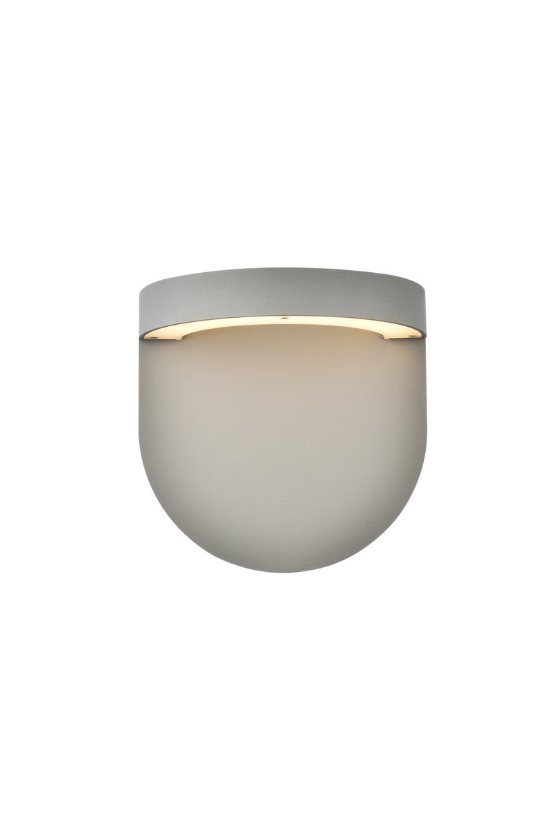 Elegant Lighting LDOD4031S Modern Raine Outdoor Silver