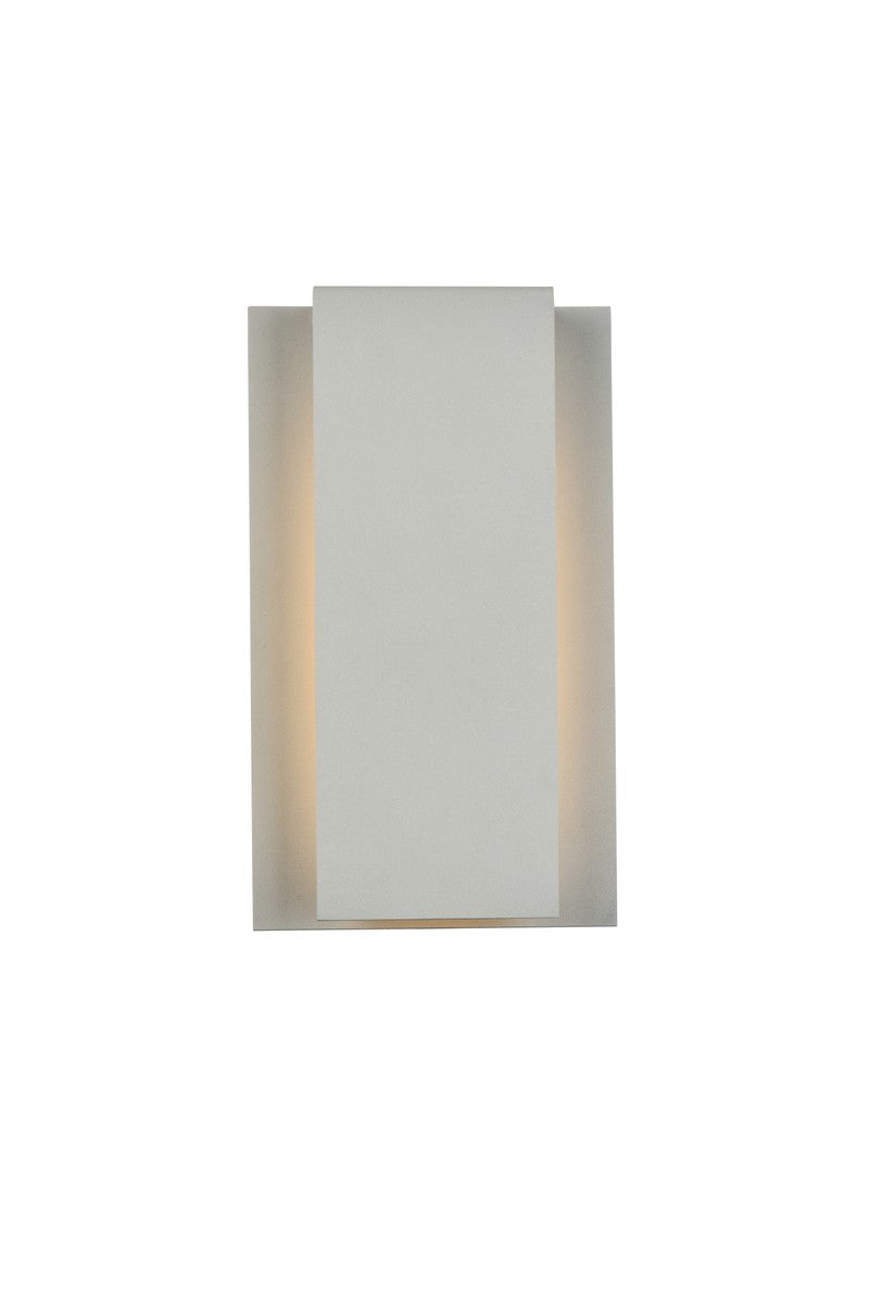 Elegant Lighting LDOD4033S Modern Raine Outdoor Silver