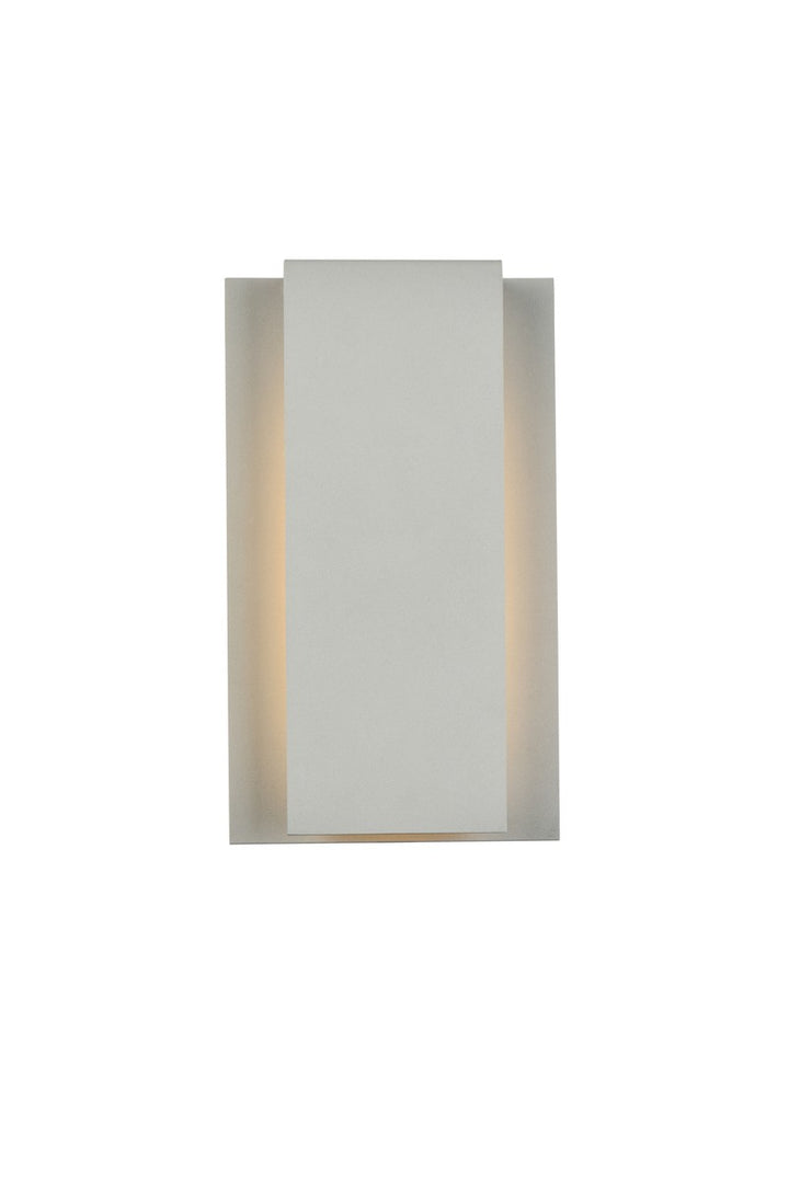 Elegant Lighting LDOD4033S Modern Raine Outdoor Silver