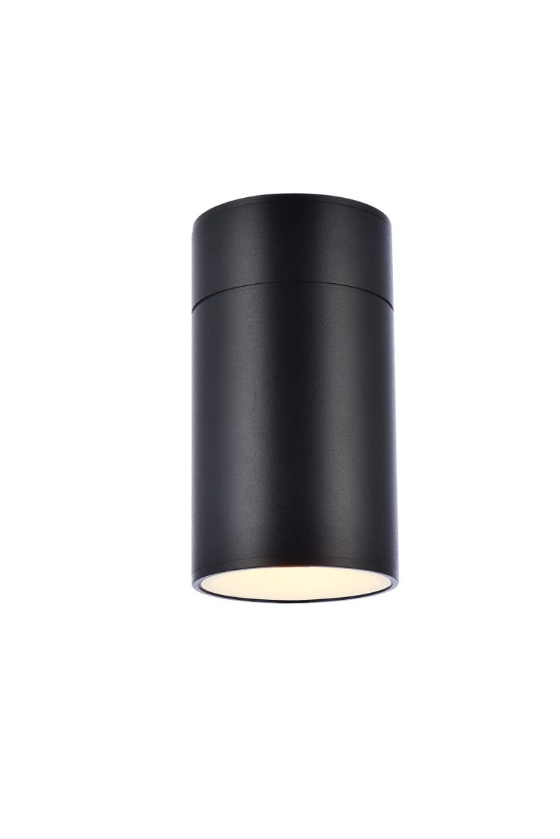 Elegant Lighting LDOD4039BK Modern Raine Outdoor Black