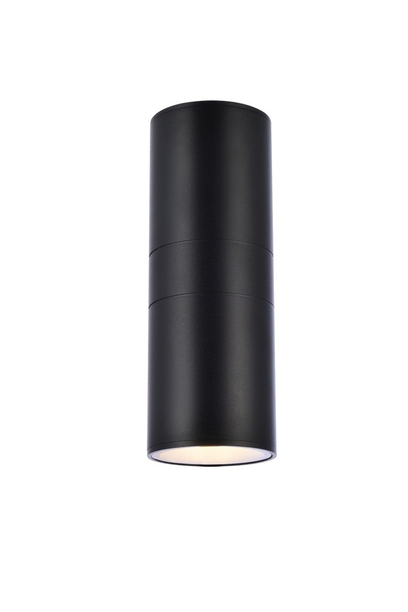 Elegant Lighting LDOD4040BK Modern Raine Outdoor Black