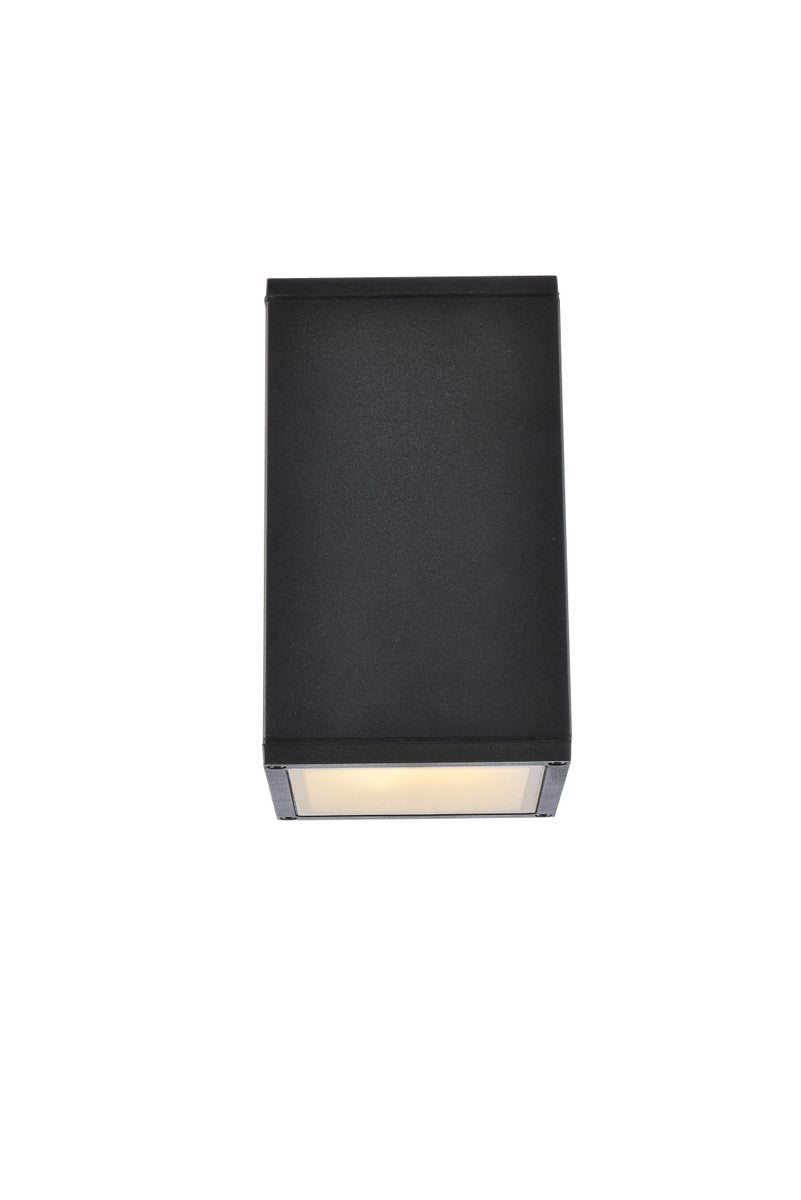 Elegant Lighting LDOD4041BK Modern Raine Outdoor Black