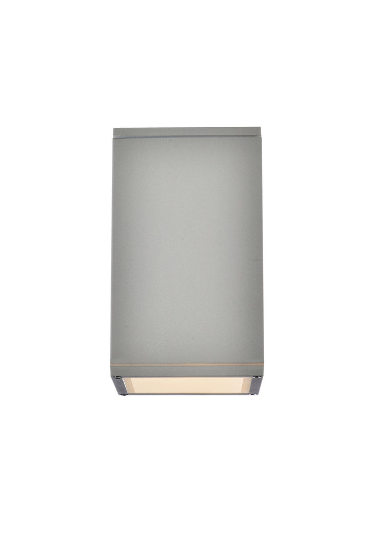 Elegant Lighting LDOD4041S Modern Raine Outdoor Silver