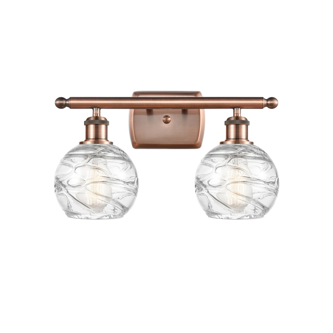 Innovations Ballston 516-2W-AC-G1213-6 Bath Vanity Light 16 in. wide - Antique Copper