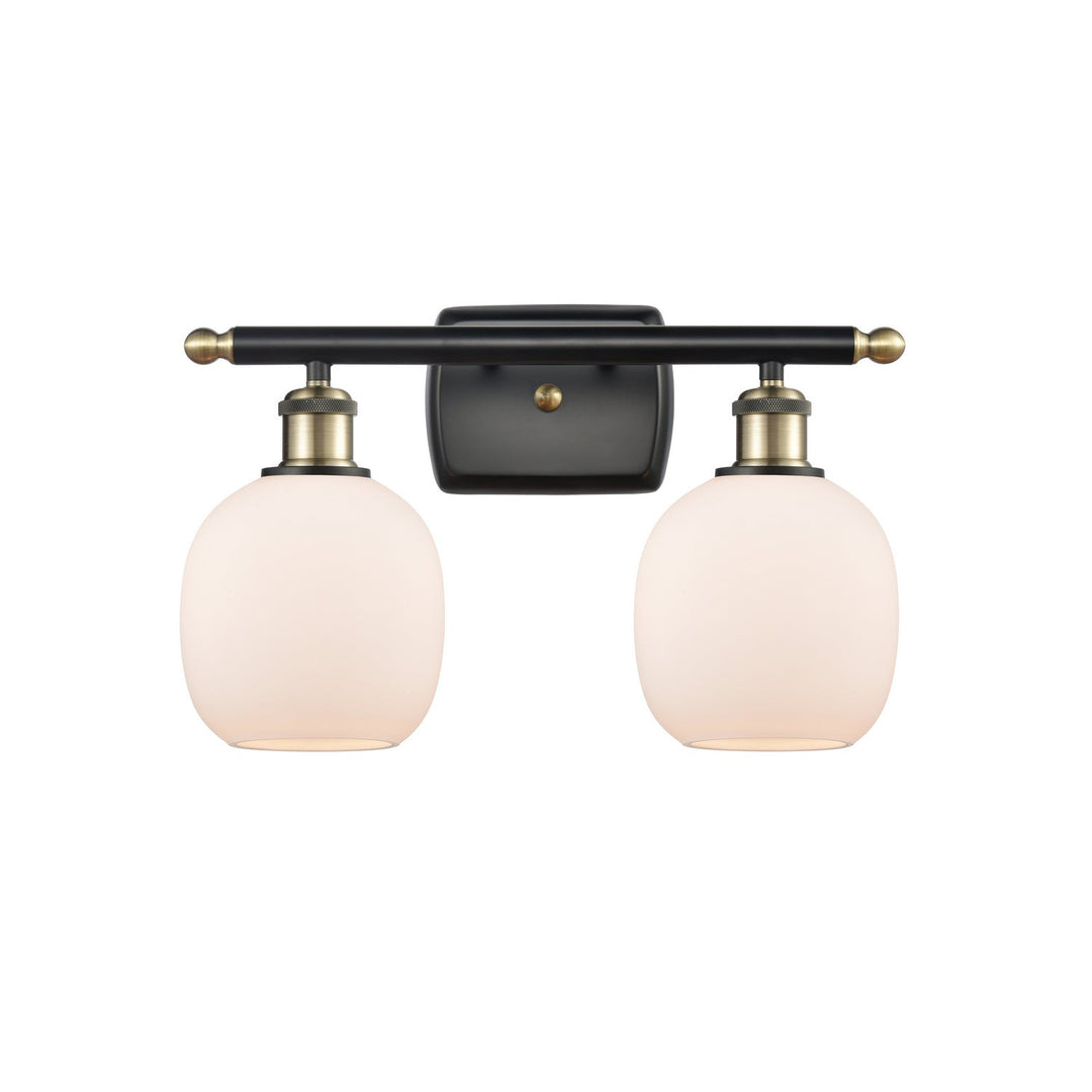 Innovations Ballston 516-2W-BAB-G101 Bath Vanity Light 16 in. wide - Black Antique Brass