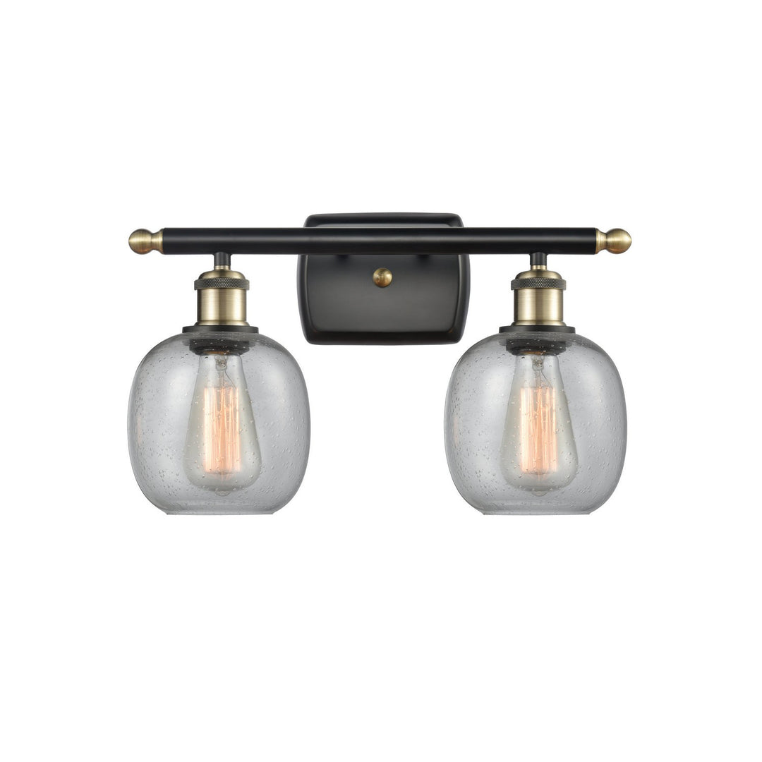 Innovations Ballston 516-2W-BAB-G104 Bath Vanity Light 16 in. wide - Black Antique Brass