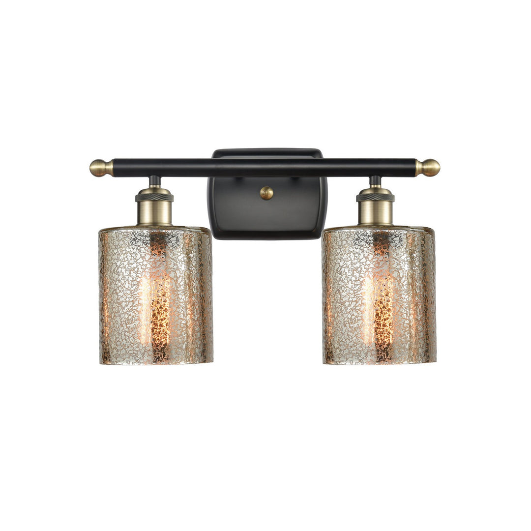 Innovations Ballston 516-2W-BAB-G116 Bath Vanity Light 16 in. wide - Black Antique Brass