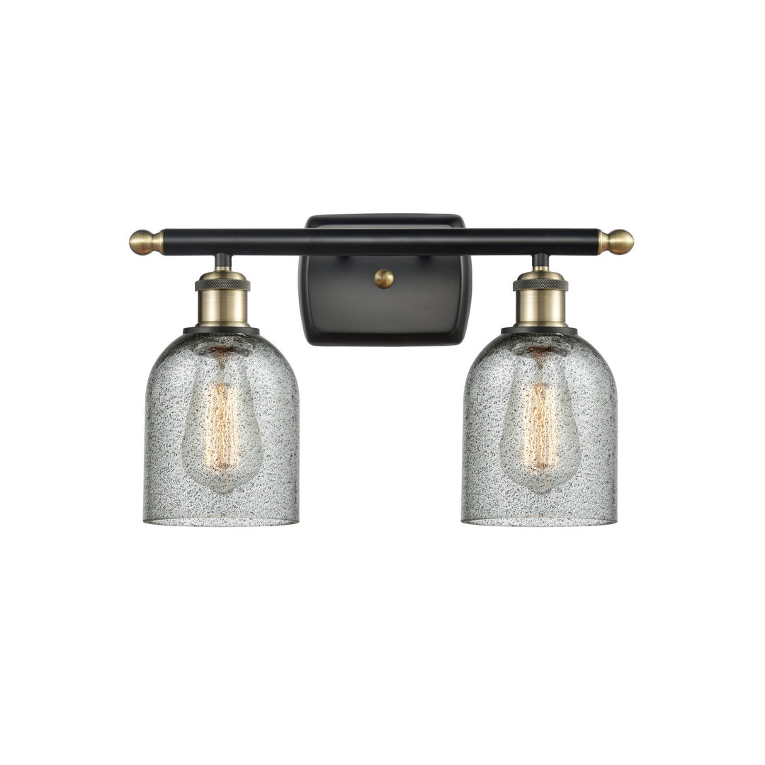 Innovations Ballston 516-2W-BAB-G257 Bath Vanity Light 16 in. wide - Black Antique Brass