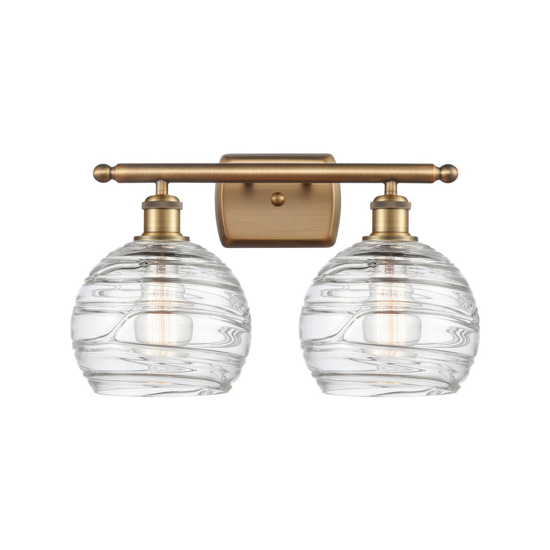 Innovations Ballston 516-2W-BB-G1213-8 Bath Vanity Light 18 in. wide - Brushed Brass