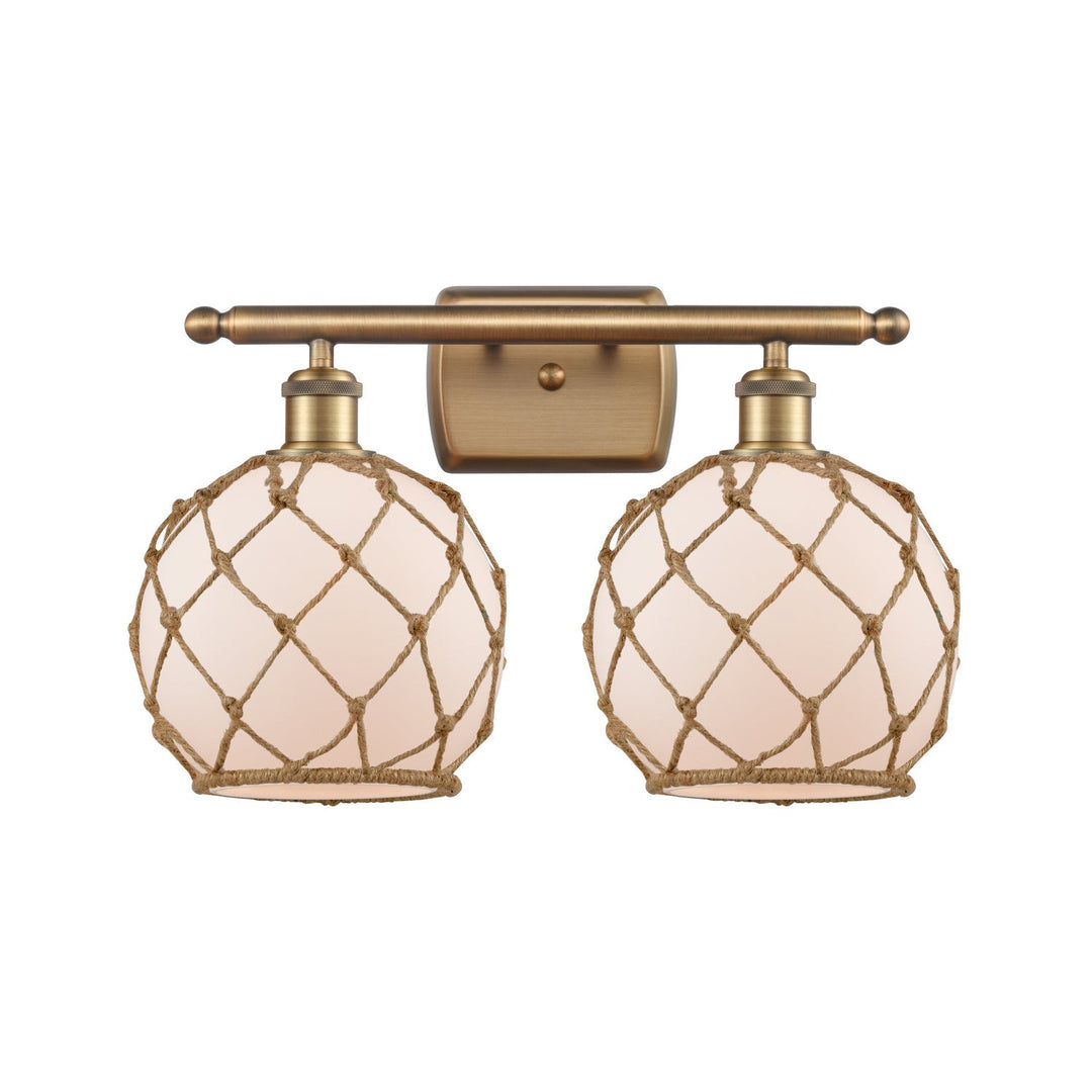 Innovations Ballston 516-2W-BB-G121-8RB Bath Vanity Light 16 in. wide - Brushed Brass