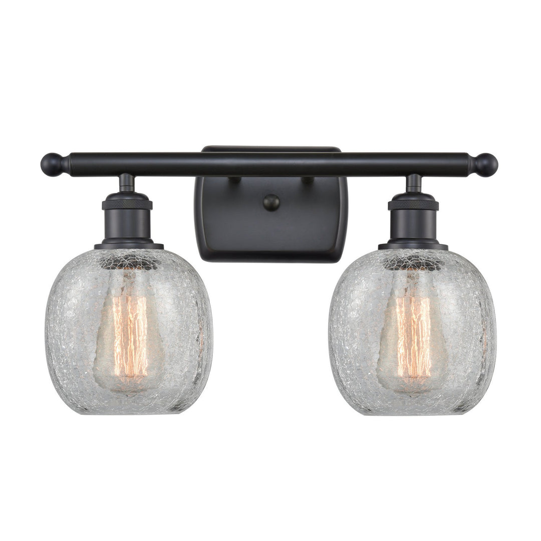 Innovations Ballston 516-2W-BK-G105-LED Bath Vanity Light 16 in. wide - Matte Black