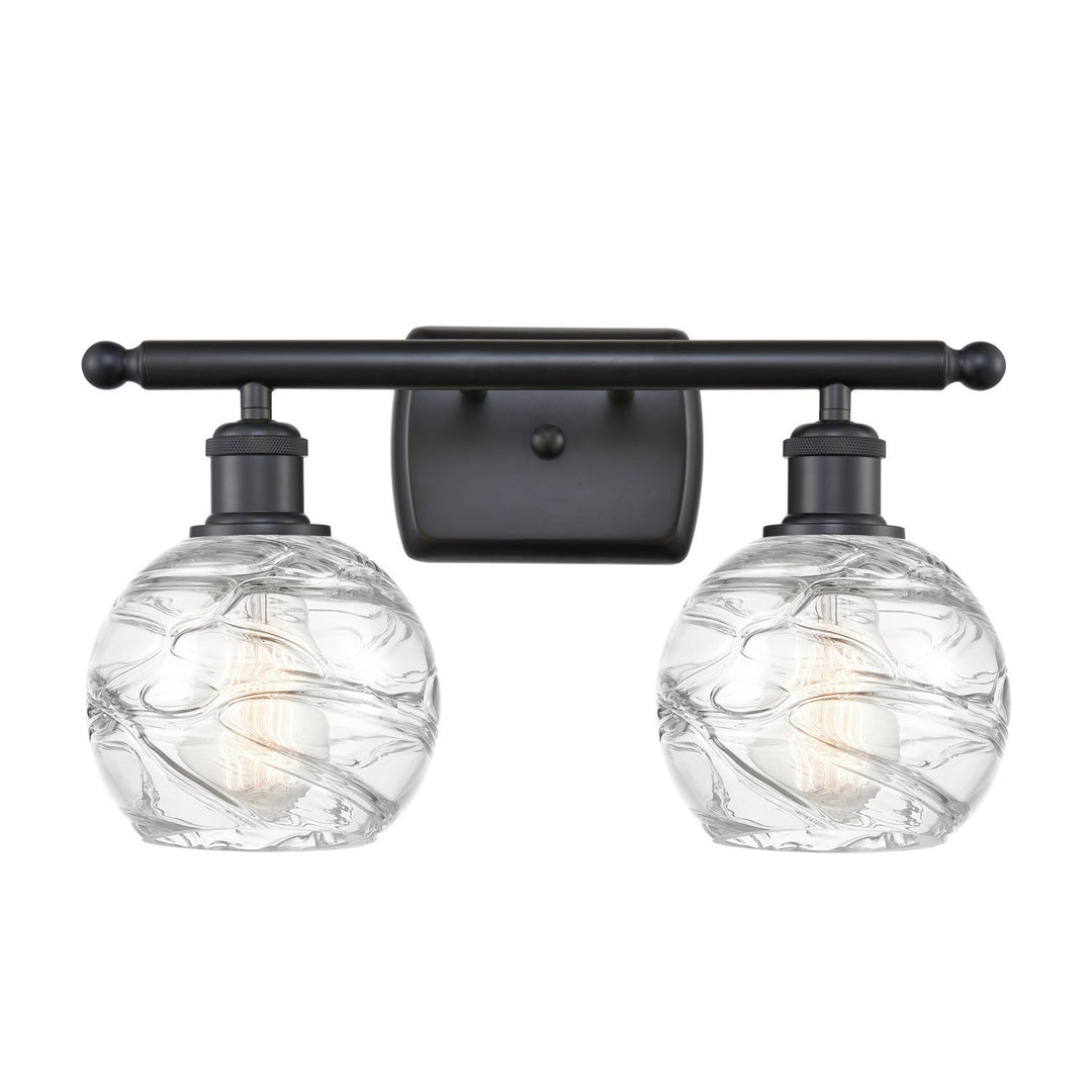 Innovations Ballston 516-2W-BK-G1213-6 Bath Vanity Light 16 in. wide - Matte Black