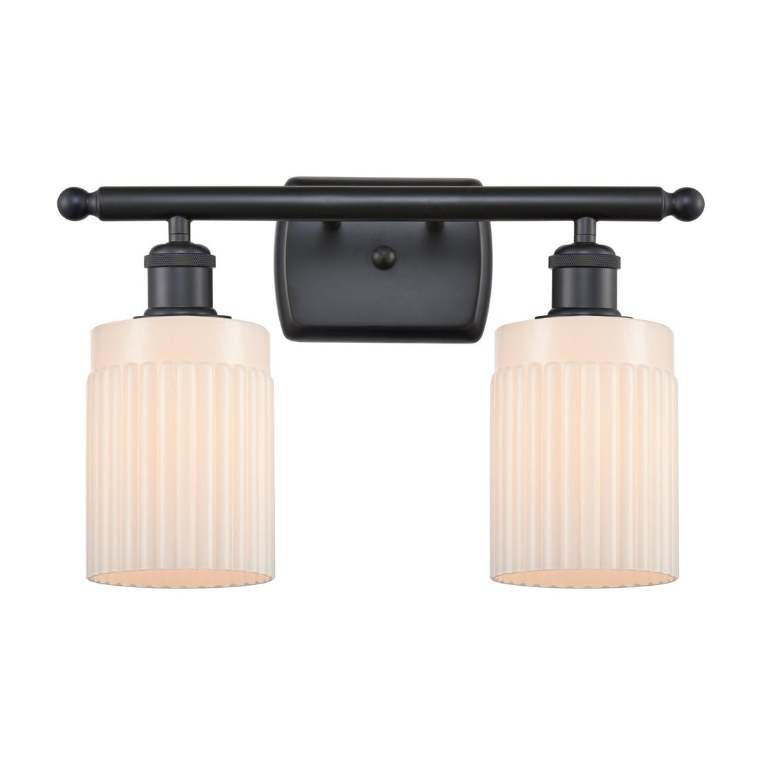 Innovations Ballston 516-2W-BK-G341 Bath Vanity Light 16 in. wide - Matte Black