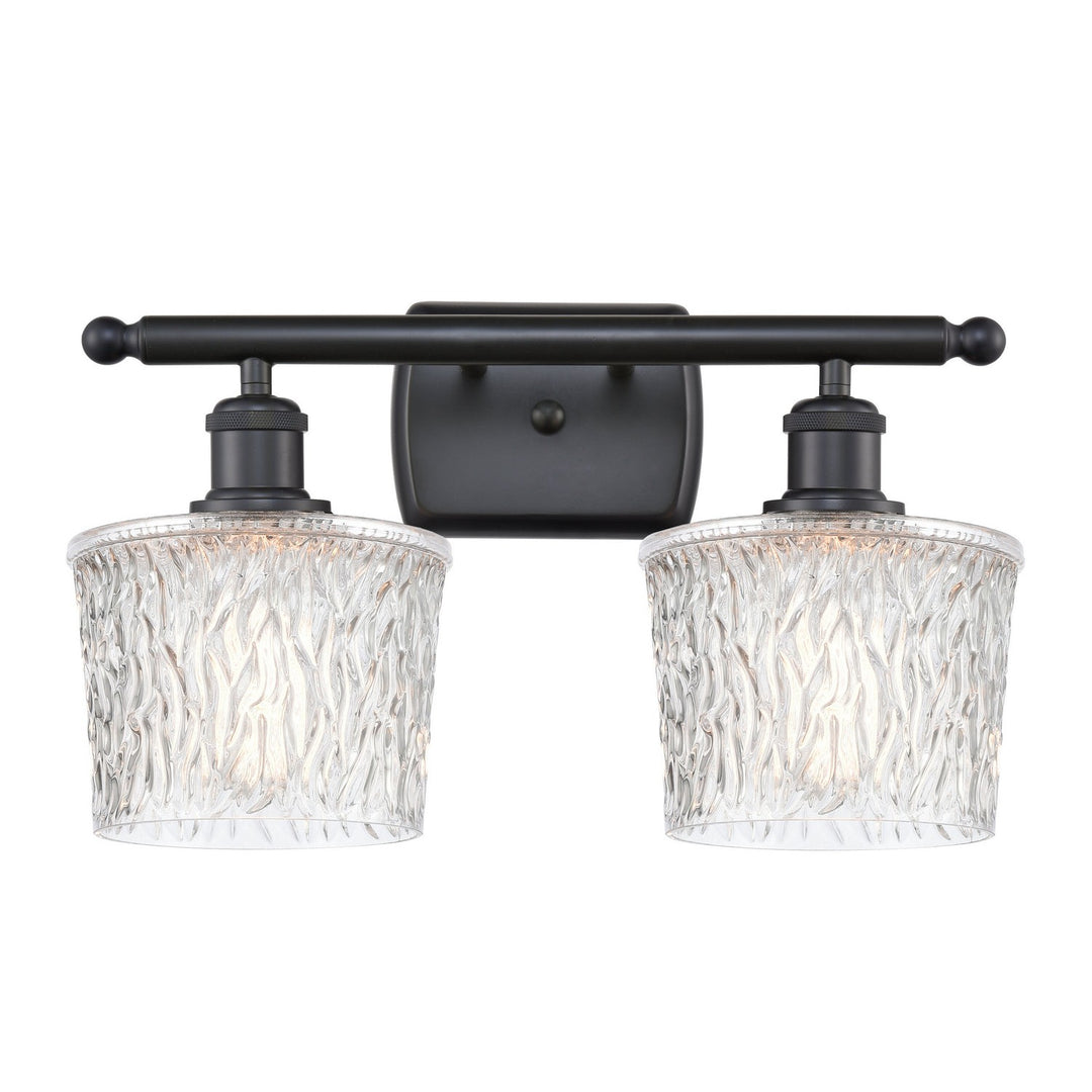 Innovations Ballston 516-2W-BK-G402 Bath Vanity Light 16 in. wide - Matte Black