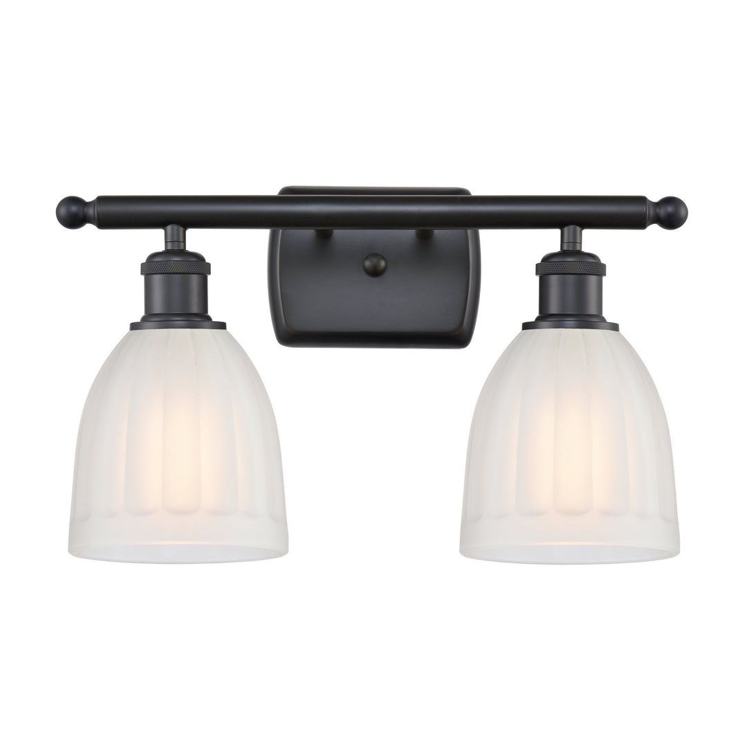 Innovations Ballston 516-2W-BK-G441 Bath Vanity Light 16 in. wide - Matte Black