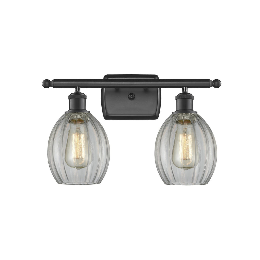 Innovations Ballston 516-2W-BK-G82 Bath Vanity Light 16 in. wide - Matte Black