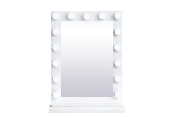 Elegant Lighting MRE32432WH  Brenda Mirror White