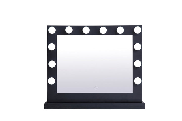 Elegant Lighting MRE33226BK  Brenda Mirror Black