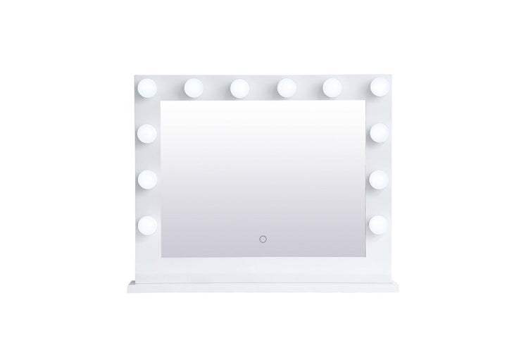 Elegant Lighting MRE33226WH  Brenda Mirror White