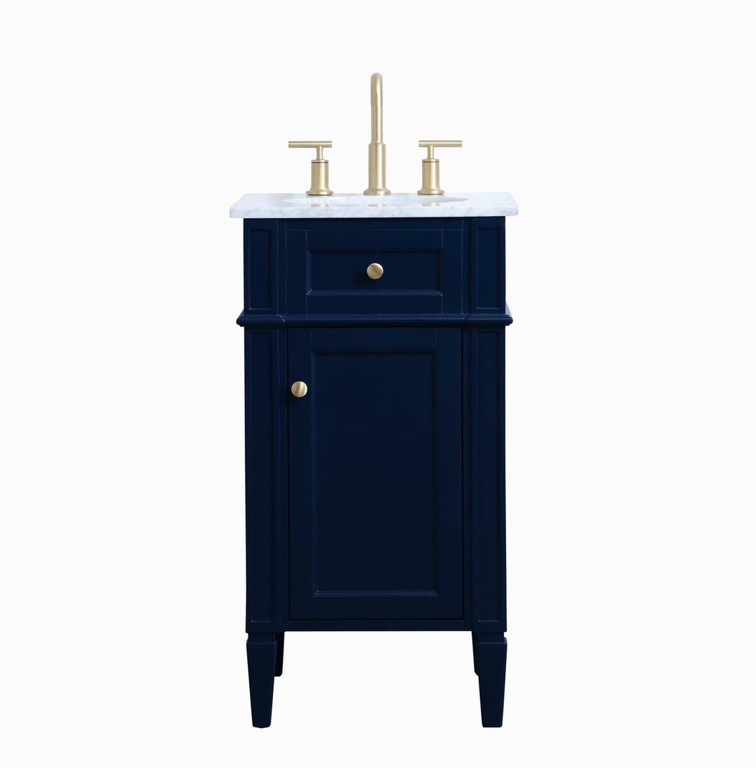 Elegant Lighting VF12518BL  Park Avenue Plumbing Blue