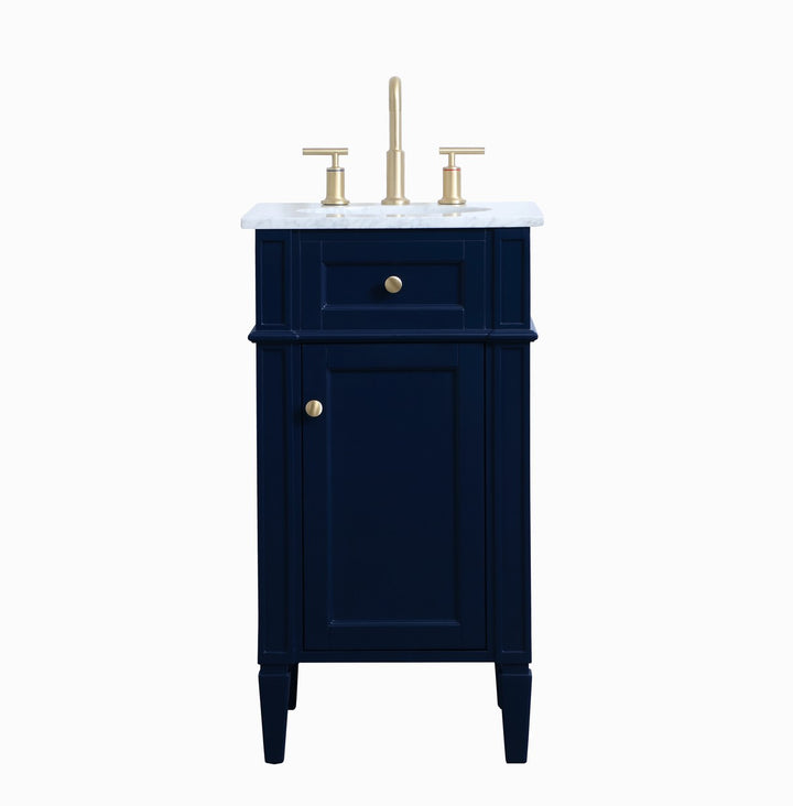 Elegant Lighting VF12518BL  Park Avenue Plumbing Blue