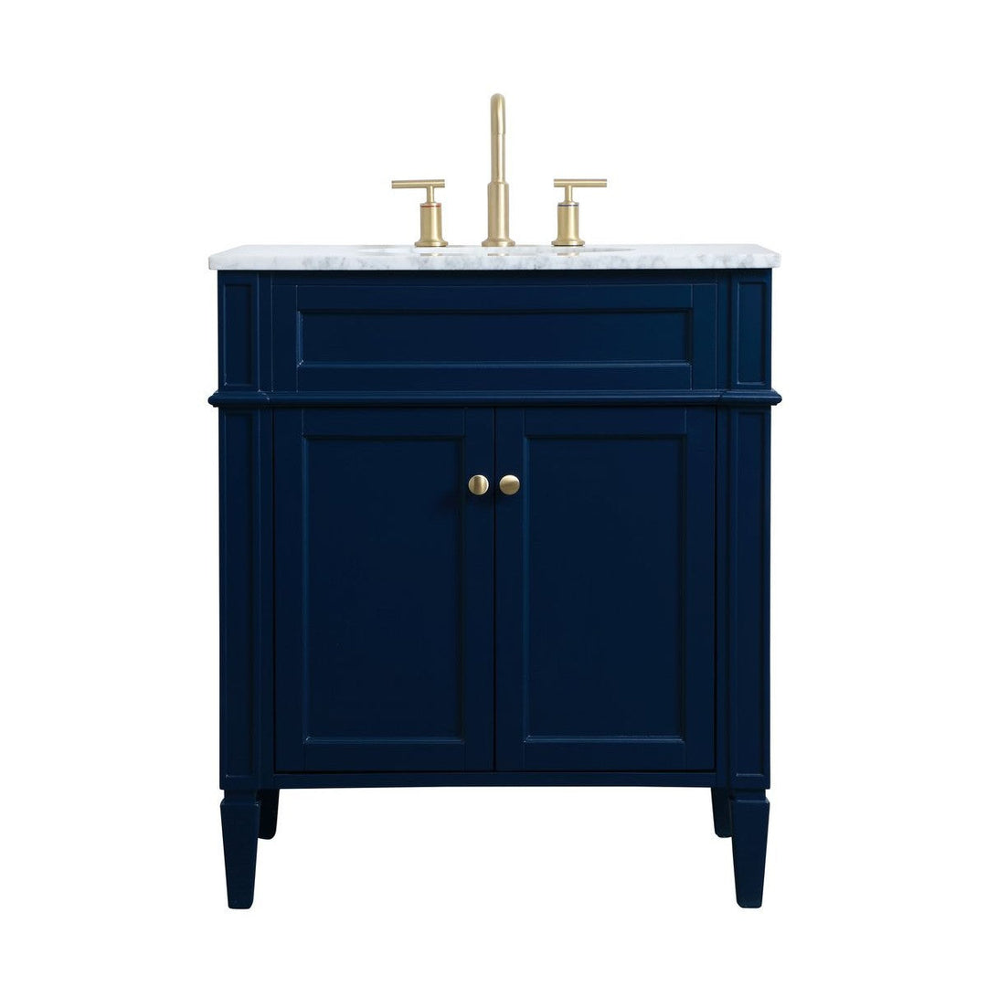 Elegant Lighting VF12530BL  Park Avenue Plumbing Blue