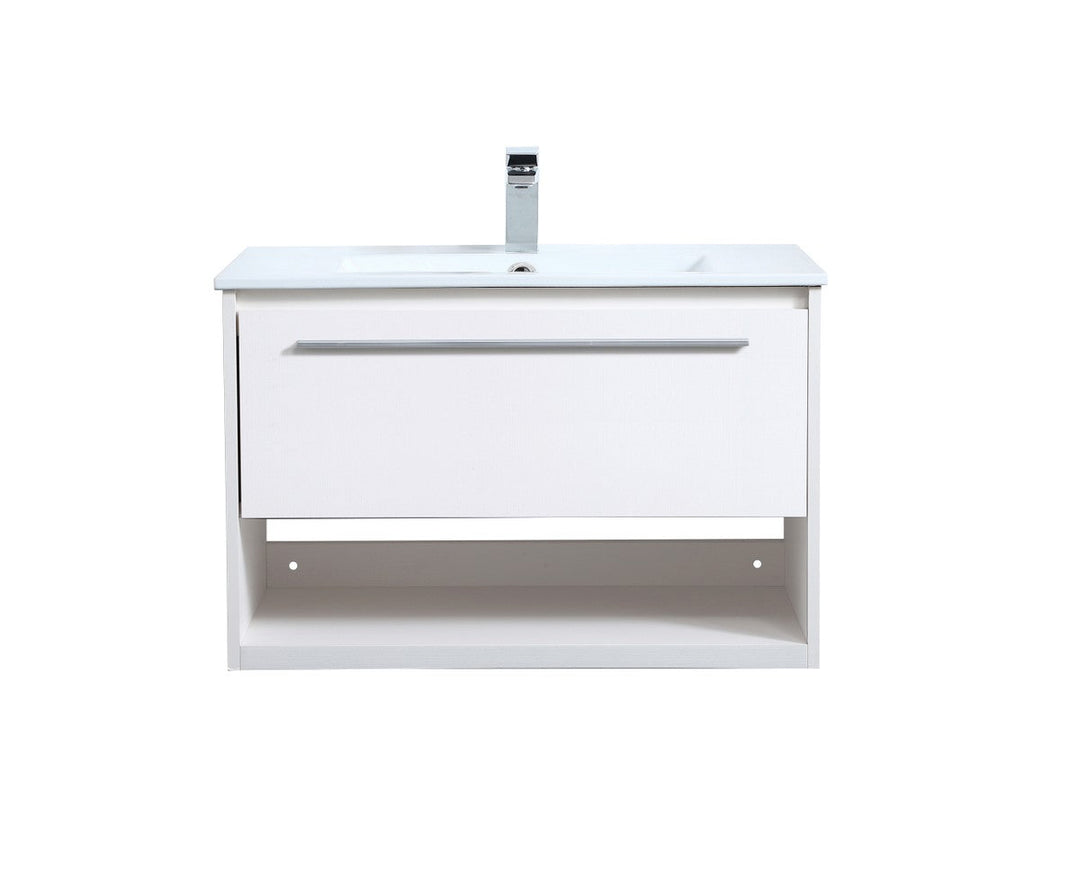 Elegant Lighting VF43030WH Modern Kasper Plumbing White