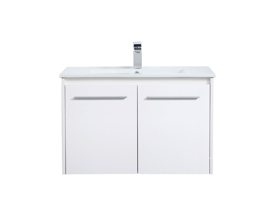 Elegant Lighting VF44030WH Modern Rasina Plumbing White