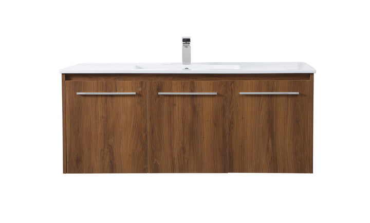 Elegant Lighting VF44048WB Modern Rasina Plumbing Walnut Brown