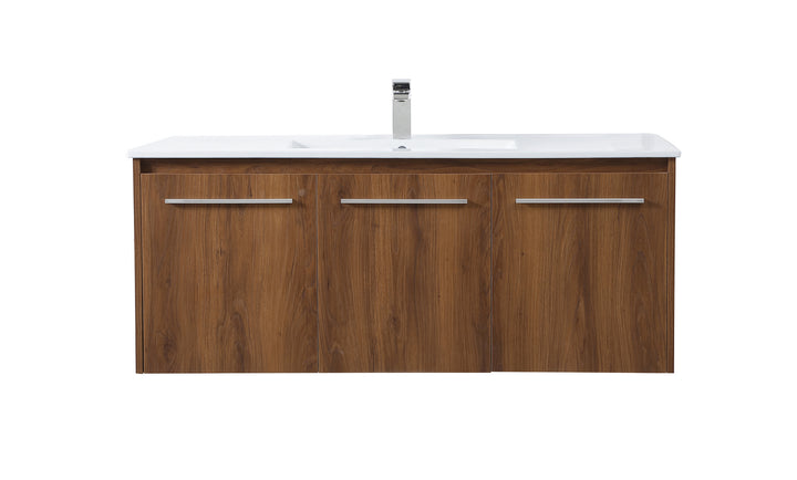 Elegant Lighting VF44048WB Modern Rasina Plumbing Walnut Brown