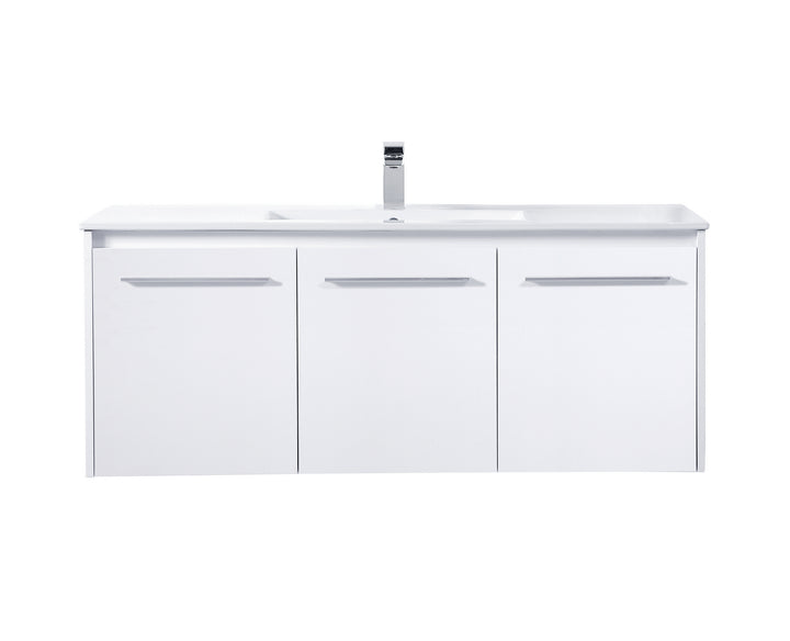 Elegant Lighting VF44048WH Modern Rasina Plumbing White