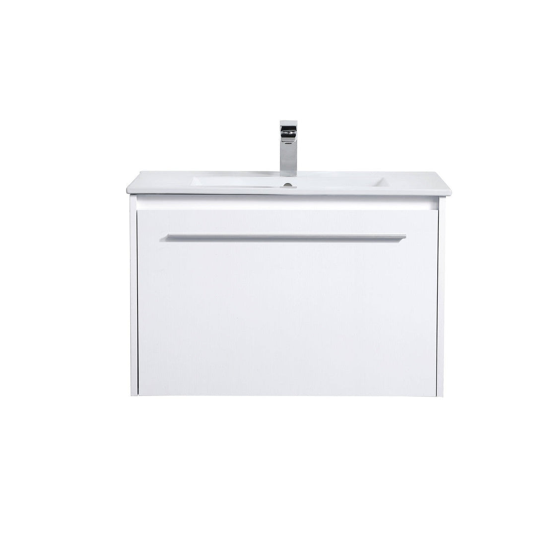 Elegant Lighting VF45030WH Modern Tessa Plumbing White