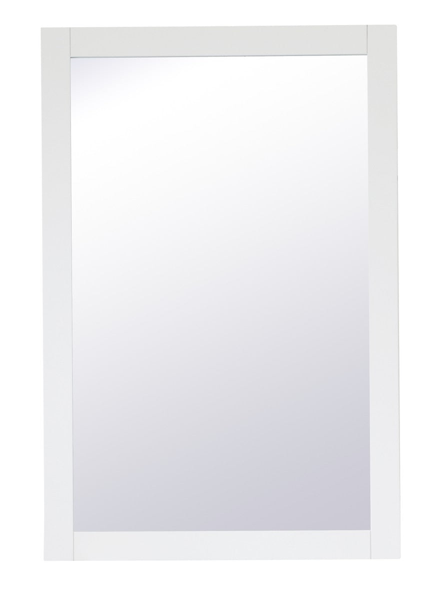 Elegant Lighting VM22436WH  Aqua Mirror White