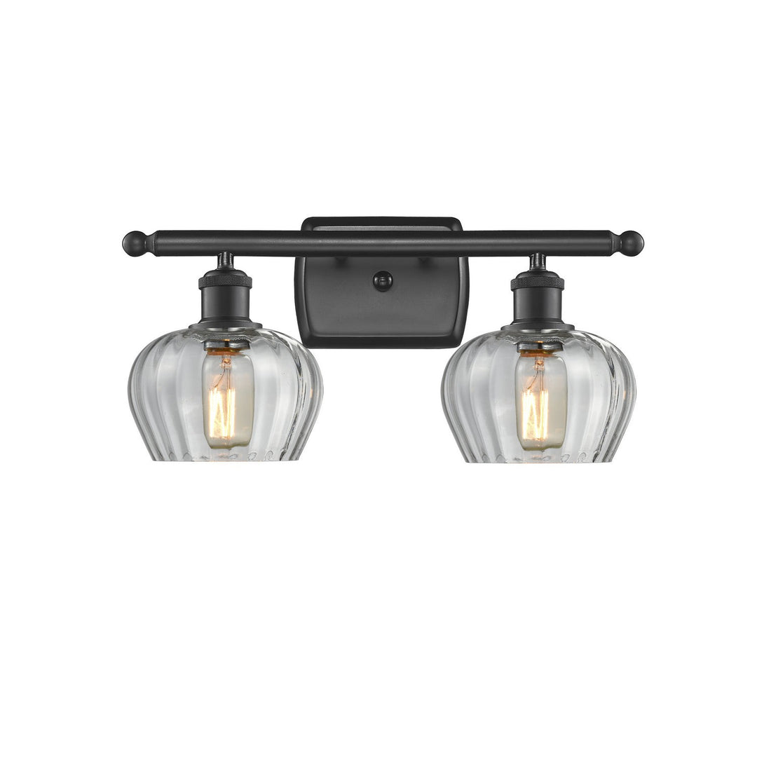 Innovations Ballston 516-2W-BK-G92 Bath Vanity Light 16 in. wide - Matte Black