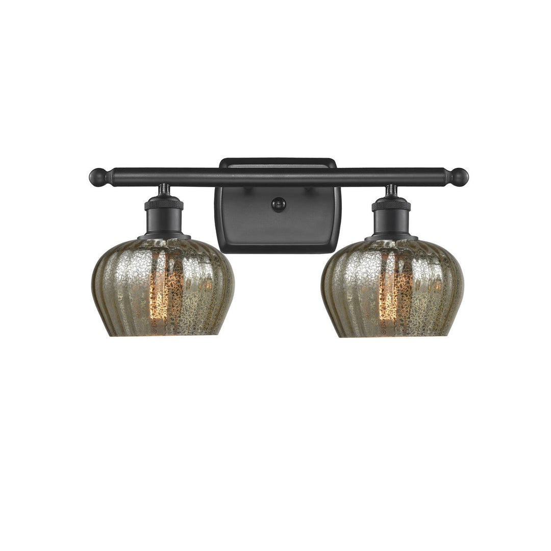 Innovations Ballston 516-2W-BK-G96 Bath Vanity Light 16 in. wide - Matte Black