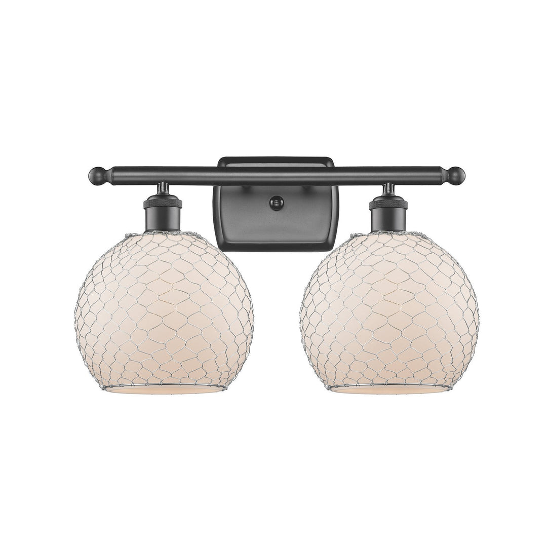 Innovations Ballston 516-2W-OB-G121-8CSN Bath Vanity Light 16 in. wide - Oil Rubbed Bronze