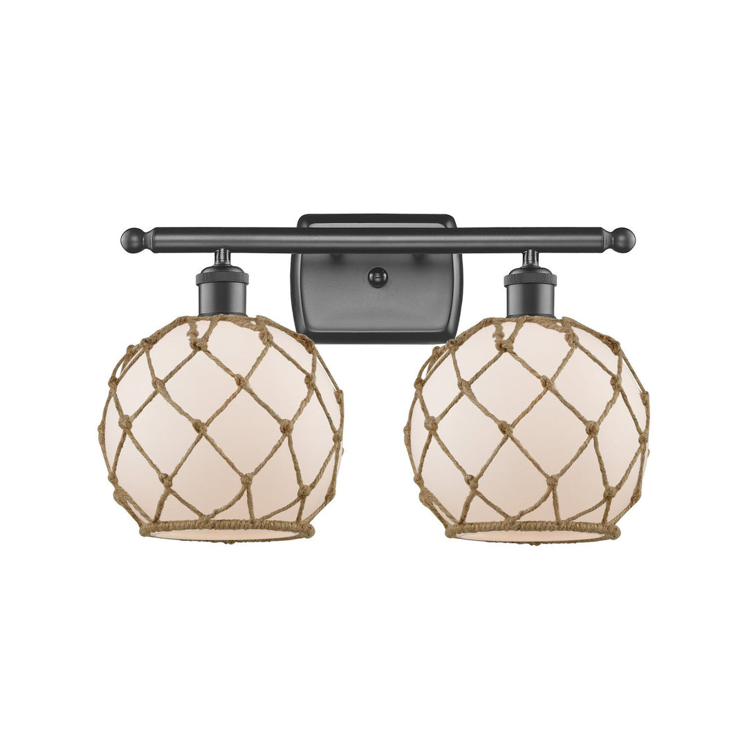 Innovations Ballston 516-2W-OB-G121-8RB Bath Vanity Light 16 in. wide - Oil Rubbed Bronze