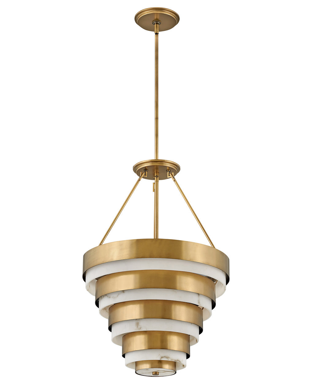 Hinkley Echelon 30184HB Pendant Light - Heritage Brass