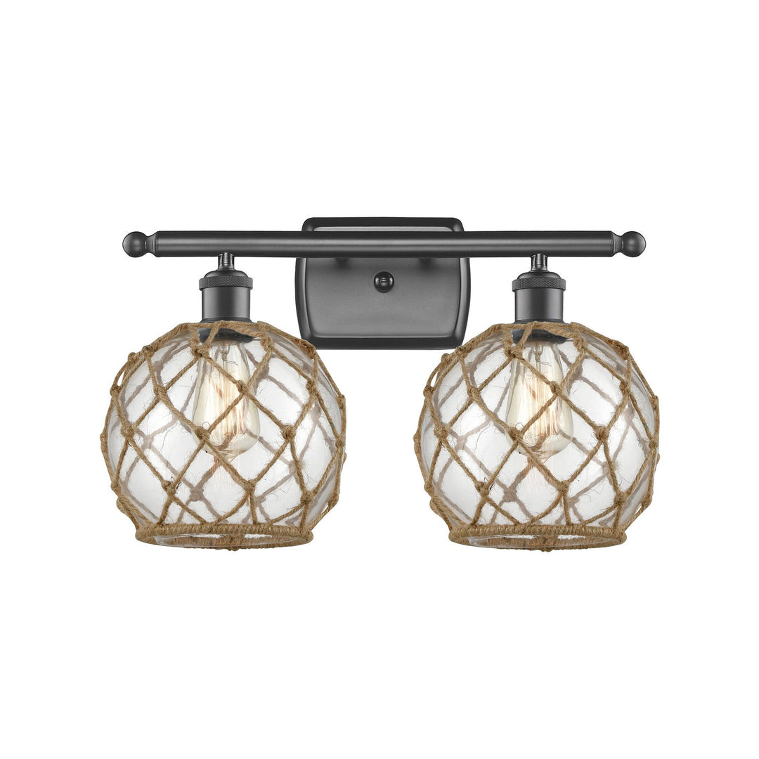 Innovations Ballston 516-2W-OB-G122-8RB Bath Vanity Light 16 in. wide - Oil Rubbed Bronze