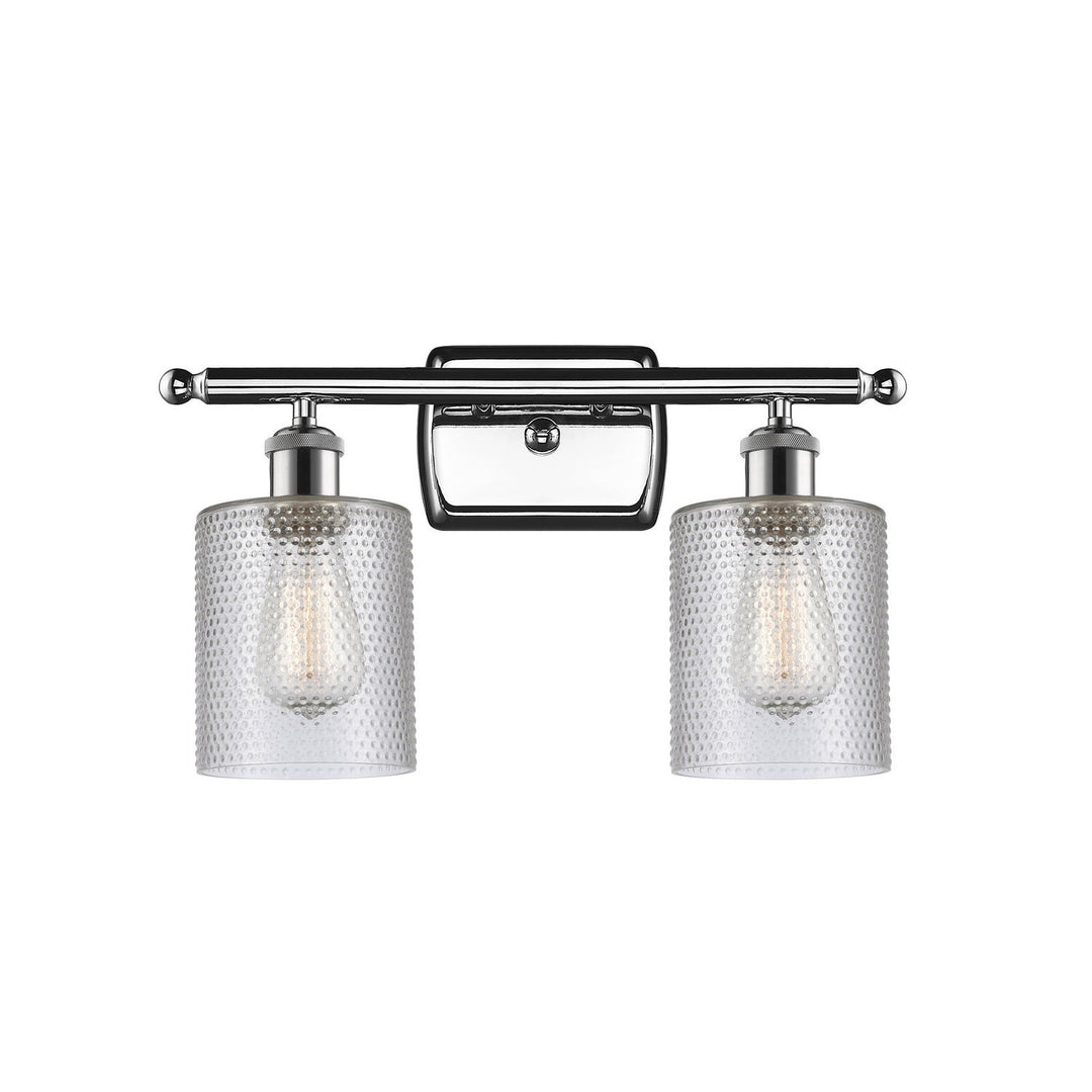 Innovations Ballston 516-2W-PC-G112-LED Bath Vanity Light 16 in. wide - Polished Chrome