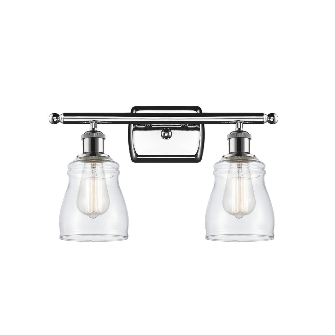 Innovations Ballston 516-2W-PC-G392 Bath Vanity Light 16 in. wide - Polished Chrome