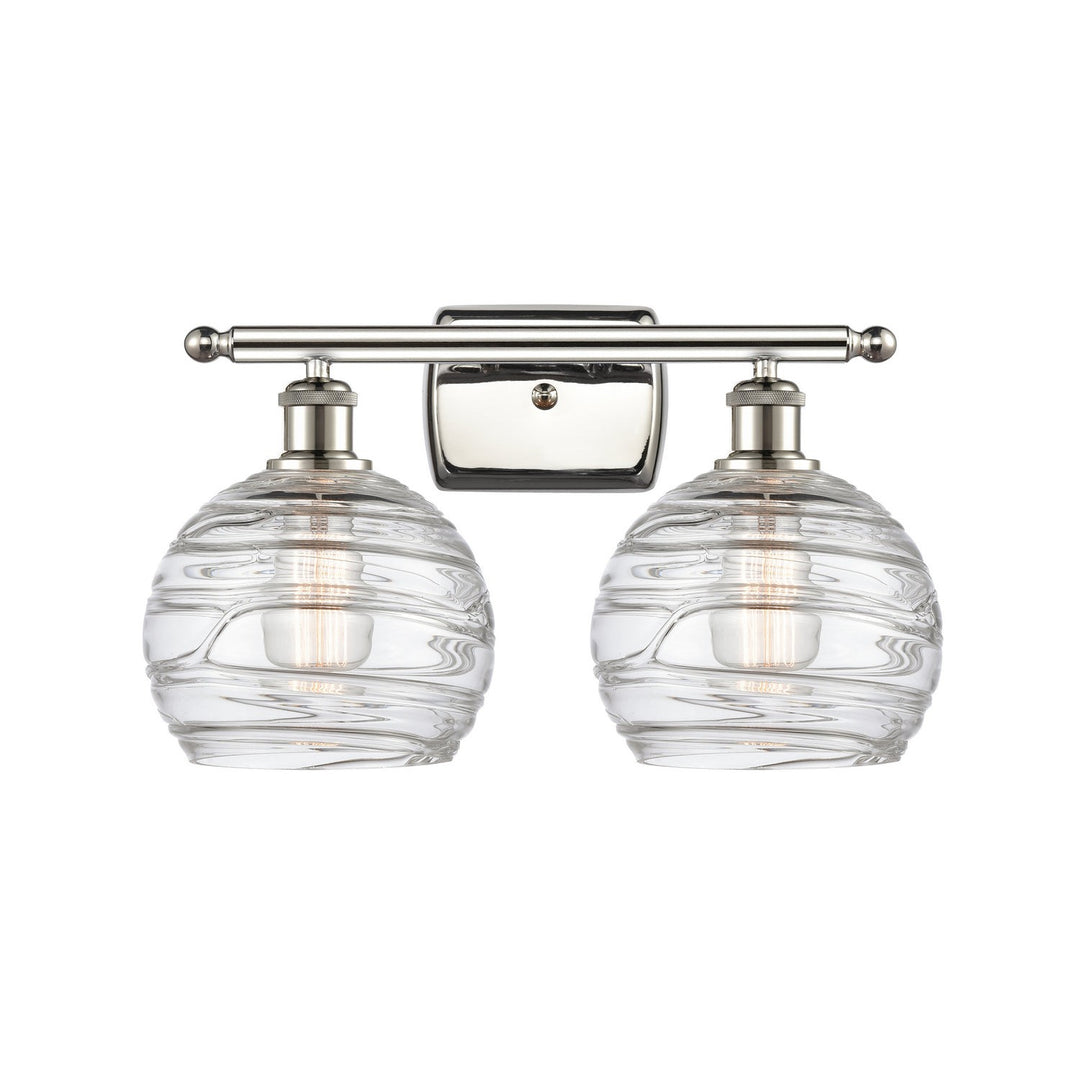 Innovations Ballston 516-2W-PN-G1213-8 Bath Vanity Light 18 in. wide - Polished Nickel