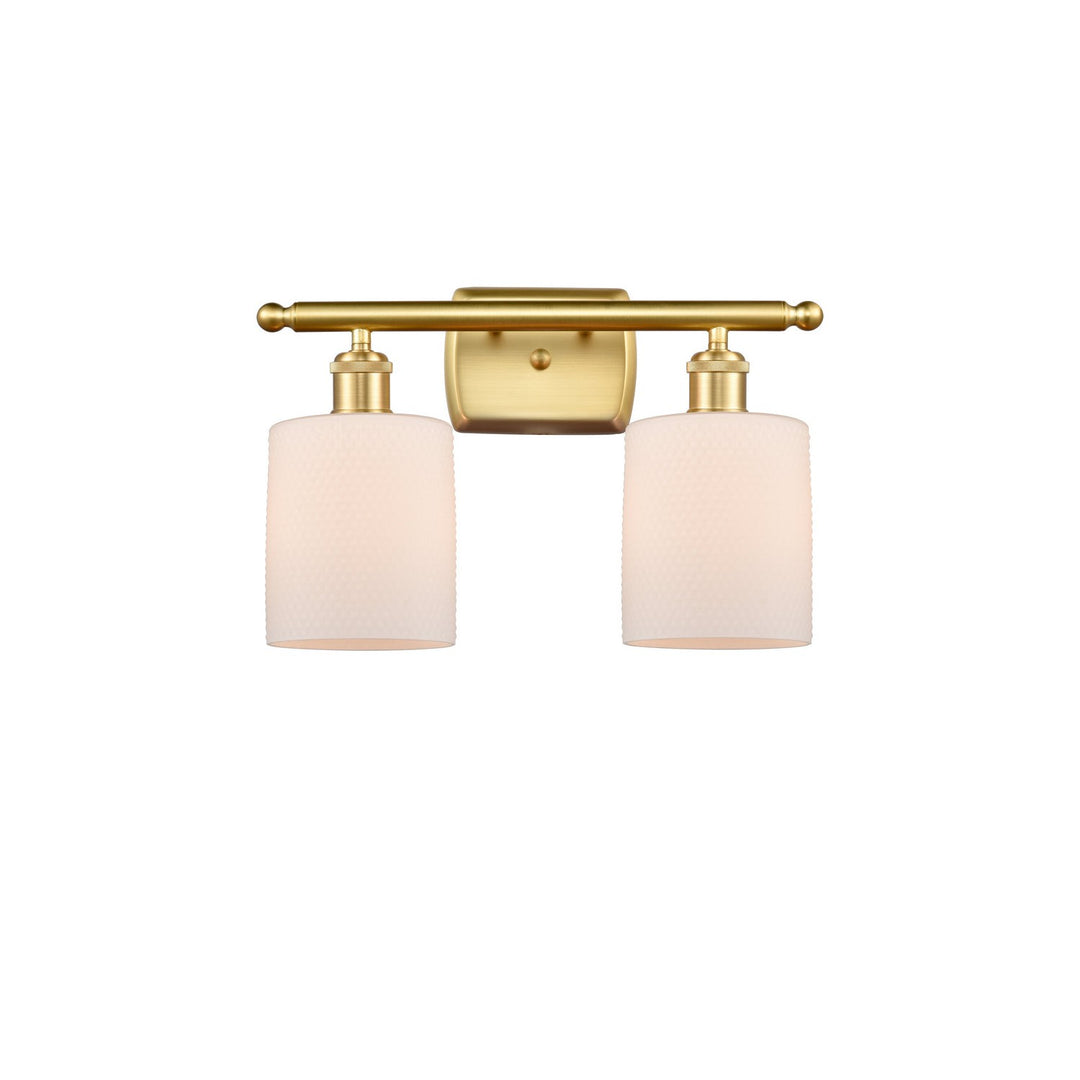 Innovations Ballston 516-2W-SG-G111 Bath Vanity Light 16 in. wide - Satin Gold