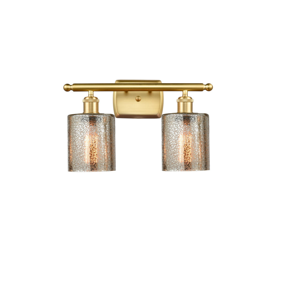 Innovations Ballston 516-2W-SG-G116 Bath Vanity Light 16 in. wide - Satin Gold