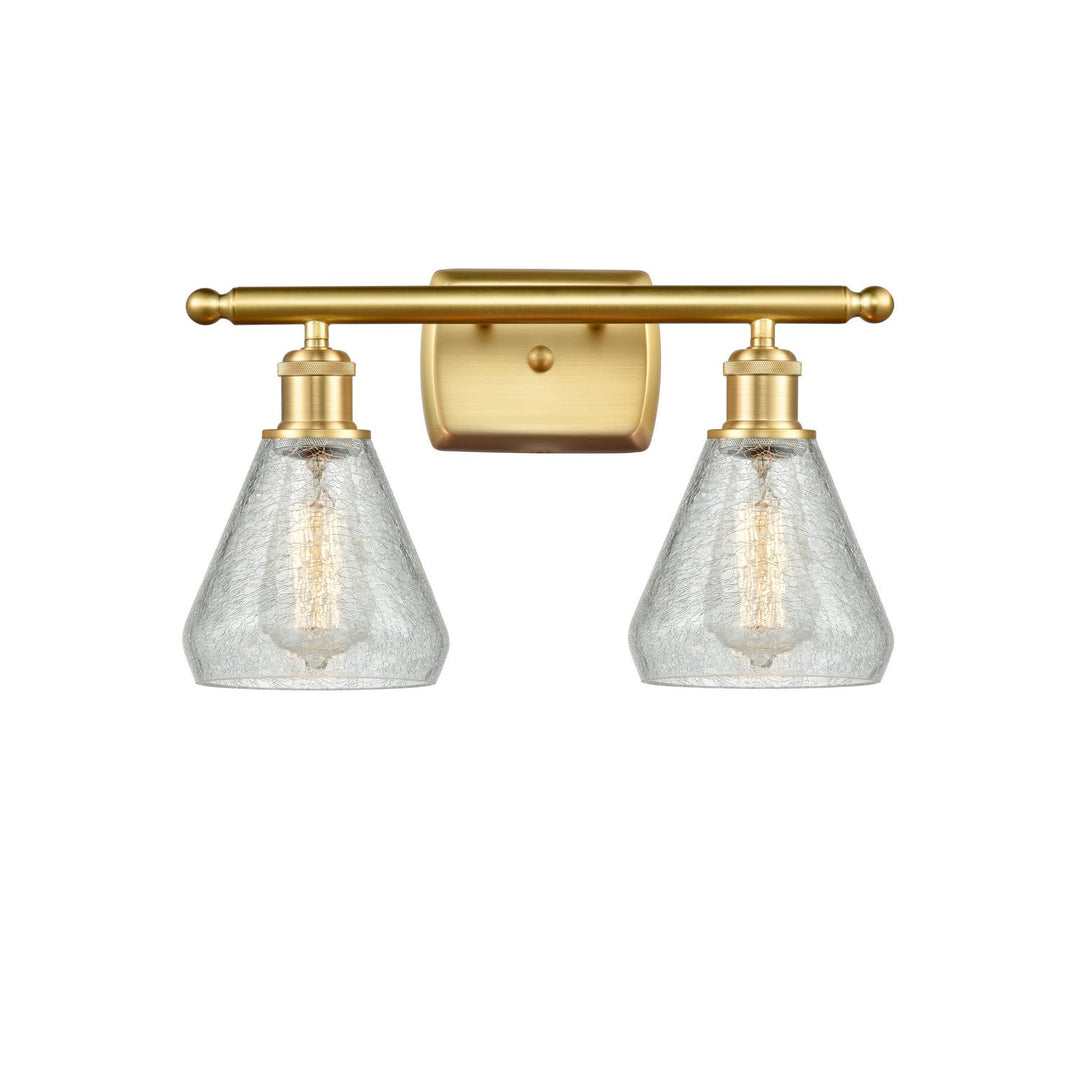 Innovations Ballston 516-2W-SG-G275 Bath Vanity Light 16 in. wide - Satin Gold