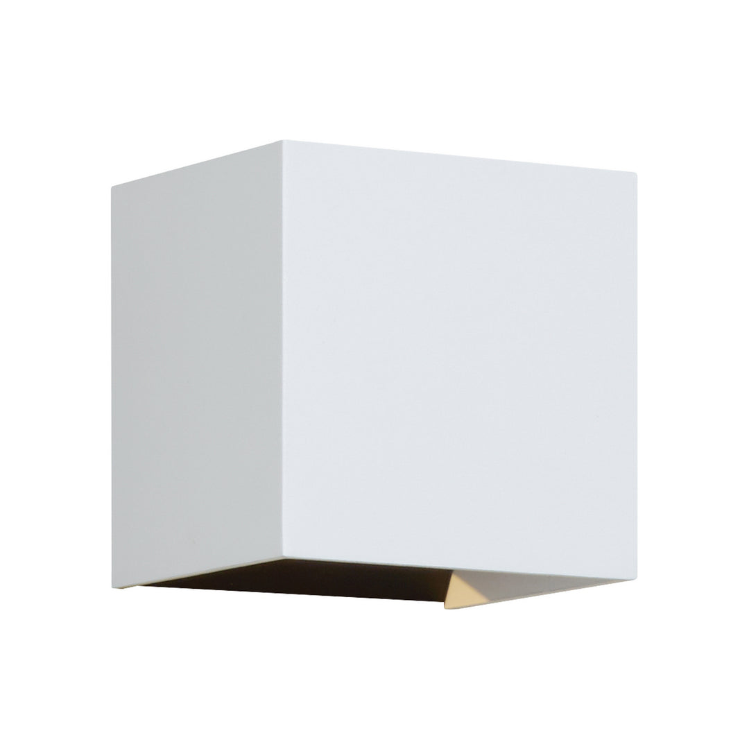 Visual Comfort Modern 700OWVEX9404WUNV Vex One Light Outdoor Wall Mount Outdoor White