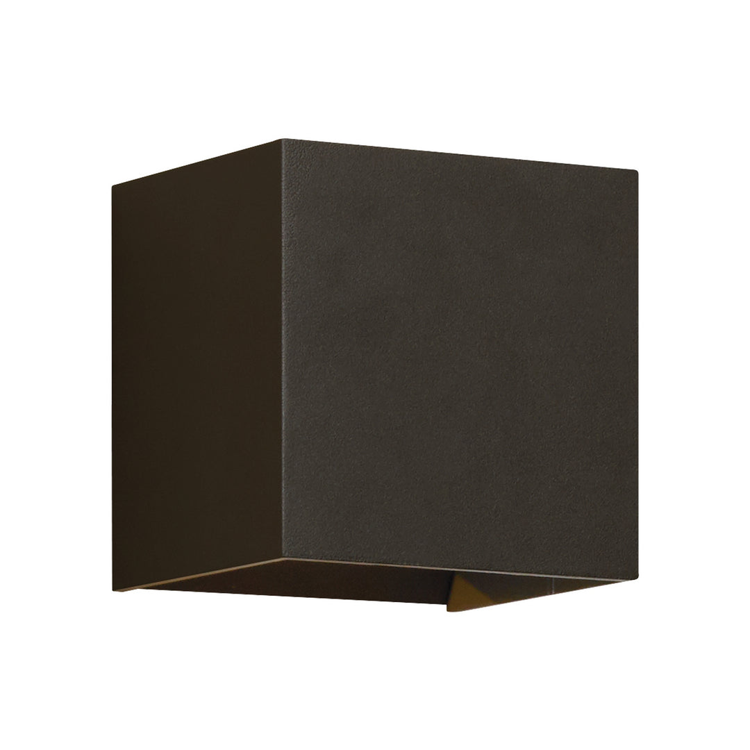 Visual Comfort Modern 700OWVEX9404ZUNV Vex One Light Outdoor Wall Mount Outdoor Bronze / Dark