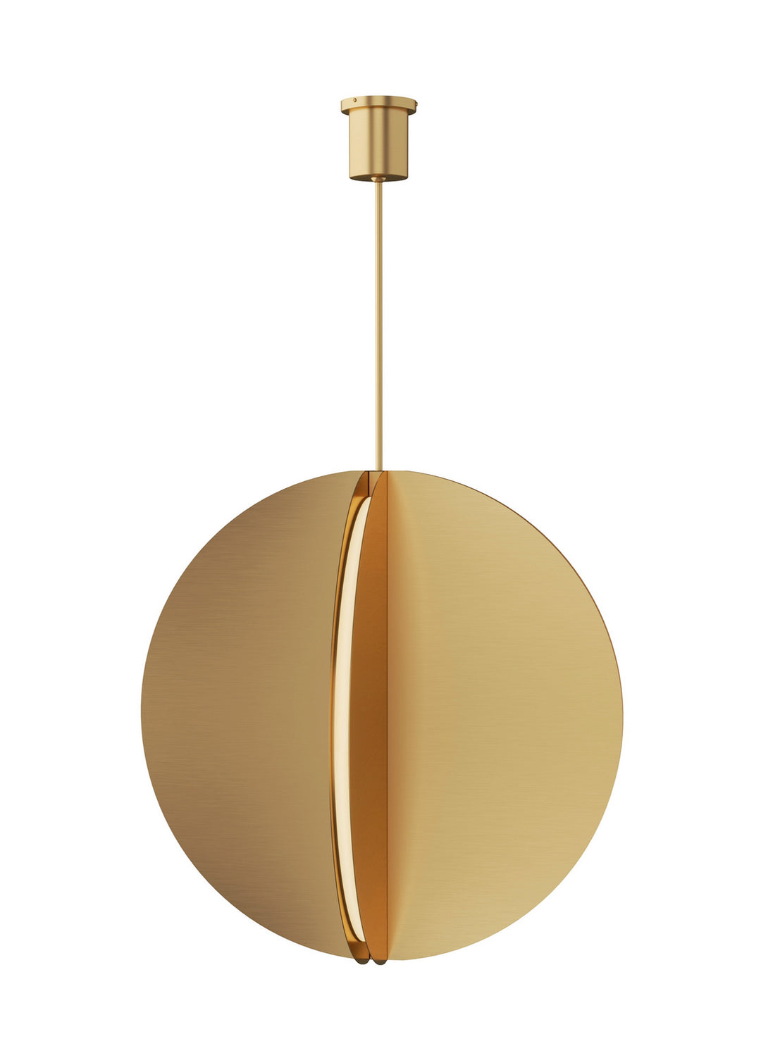 Visual Comfort Modern Bau 700TDBAU36NB-LED930 Pendant Light - Natural Brass