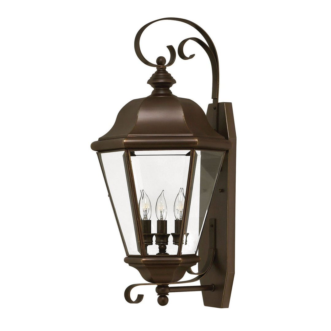 Hinkley Lighting 2428CB Clifton Park Led Wall Mount Outdoor Copper/Antique/Verde