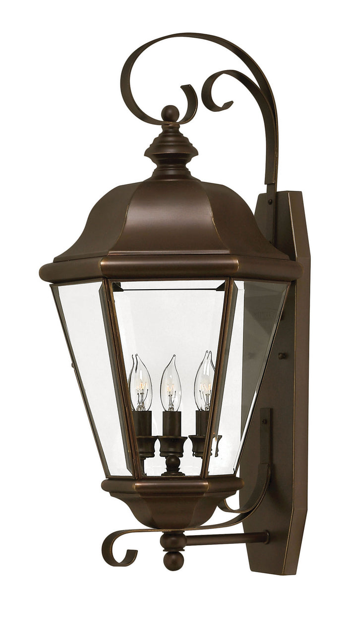 Hinkley Lighting 2428CB Clifton Park Led Wall Mount Outdoor Copper/Antique/Verde